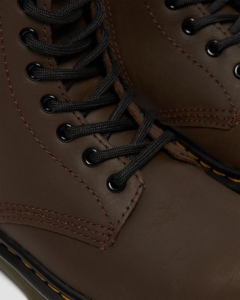 Dr Martens Junior 1460 Faux Fur Forede Snørestøvletter Barn Mørke Brune | Norge 148XYU